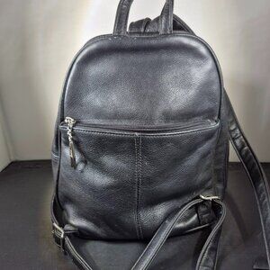Aurielle Black Satchel Backpack